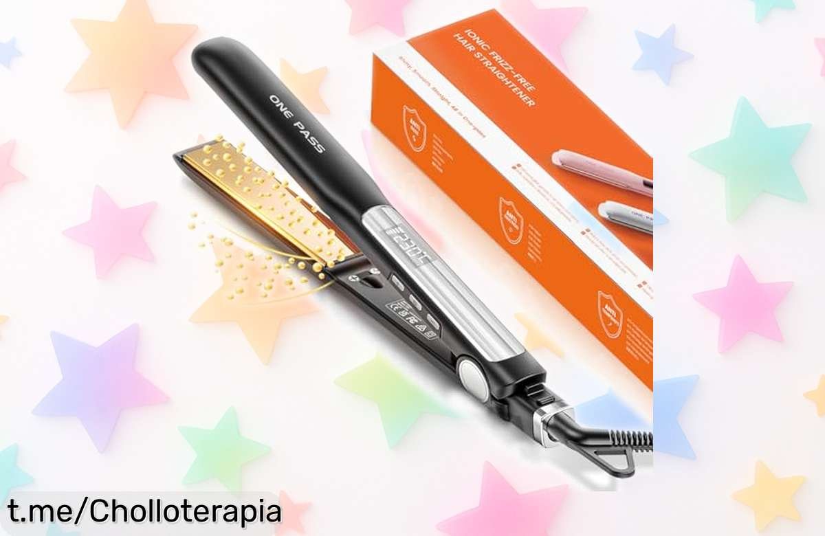 Plancha de pelo 2 en 1 Faszin que calienta en solo 20s, un super chollo con descuentazo brutal. ¡Corre y transforma tu look para brillar como nunca!