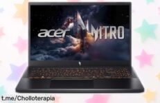 Portátil gaming Acer Nitro V 15 ANV15 con pantalla Full HD a precio rebajado, disfruta de tus juegos como nunca ¡hazte con el tuyo y vive la emoción al máximo!