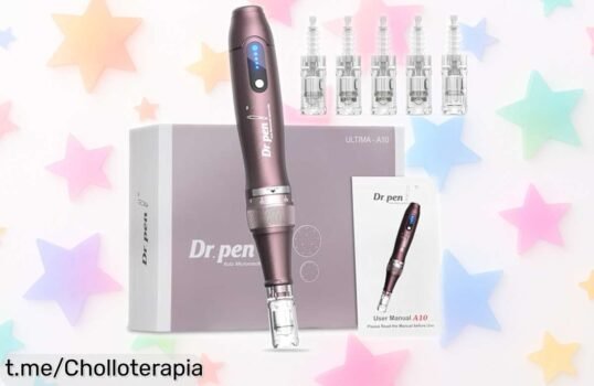 Potente Dermapen inalámbrico Dr.pen Ultima A10 que elimina arrugas y favorece el crecimiento del pelo, lleva 5 cartuchos ¡Chollo exclusivo! No dejes escapar esta oportunidad para brillar ya mismo.