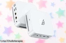 Potente Mini PC NAIKLULU con procesador N95 y 16GB RAM a precio rebajado de locura, ¡disfruta doble pantalla 4K! No dejes pasar esta oportunidad única para brillar.