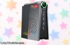 Potente Mini PC con Ryzen 7 y luces RGB, ¡un super chollo de rendimiento brutal que no querrás dejar escapar! Aprovecha el descuentazo antes de que se agote.