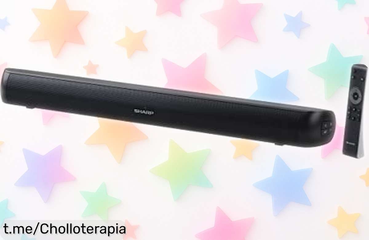 Potente barra de sonido Sharp HT SB107 con Bluetooth y HDMI, ahora a un precio rebajado como nunca; transforma tu salón y disfruta tus pelis ¡Aprovecha este ofertón antes que lo piensen otros!