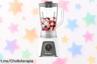 Potente batidora de vaso Moulinex Blendeo+ con 450W y jarra de 1,5L a precio rebajado que vuela; no te quedes sin la tuya y sorprende en la cocina cada día.