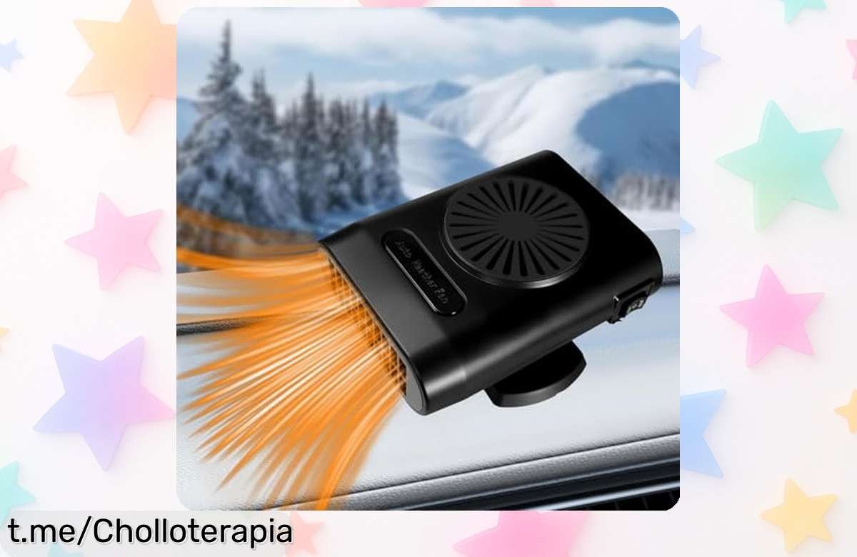 Potente calentador 12 V para coche que calienta y enfría en segundos, ¡oferta increíble! Conduce siempre seguro con cristal limpio, unidades limitadas, pide el tuyo ya antes de que se agoten.