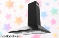 Potente campana de pared CIARRA CAB6201A para deshacerte del humo y olores al instante, ¡precio rebajado que no volverás a ver, corre antes que se agote este chollazo!