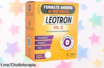 Potente comprimido efervescente Leotron de Vitamina C para que tu sistema inmunológico brille, ¡aprovecha este precio rebajado y dale a tu salud la energía que merece!