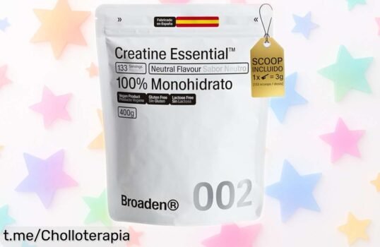 Potente creatina monohidrato BROADEN 400g sin sabor a precio rebajado que no encontrarás de nuevo, ¡aprovéchate y siente la energía cada día antes de que se acaben!