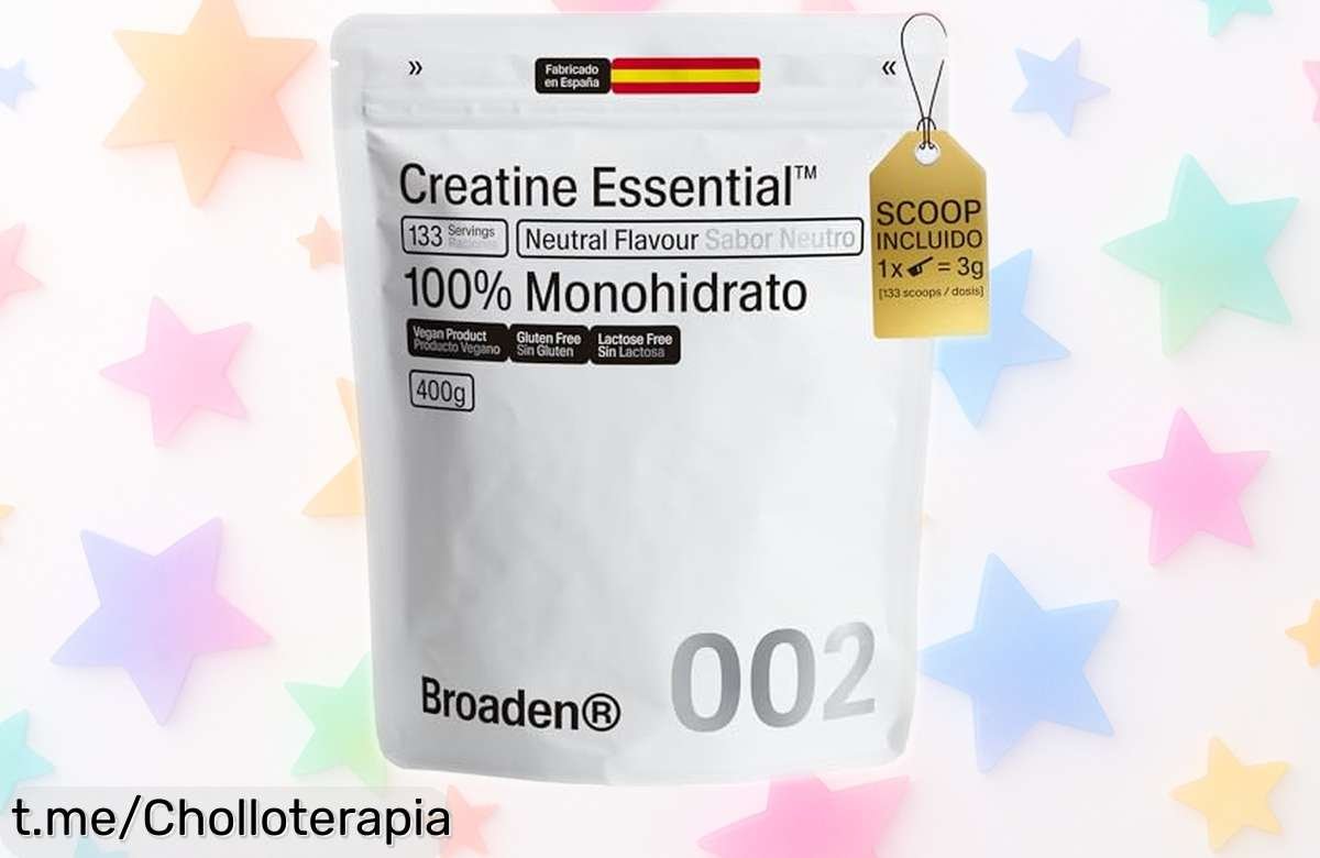 Potente creatina monohidrato BROADEN 400g sin sabor a precio rebajado que no encontrarás de nuevo, ¡aprovéchate y siente la energía cada día antes de que se acaben!