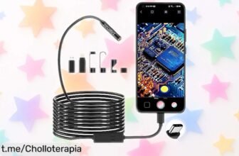 Potente endoscopio con cámara 1920P y 8 luces LED para tu móvil, ¡aprovecha el super chollo y descubre lo imposible antes de que se agote!