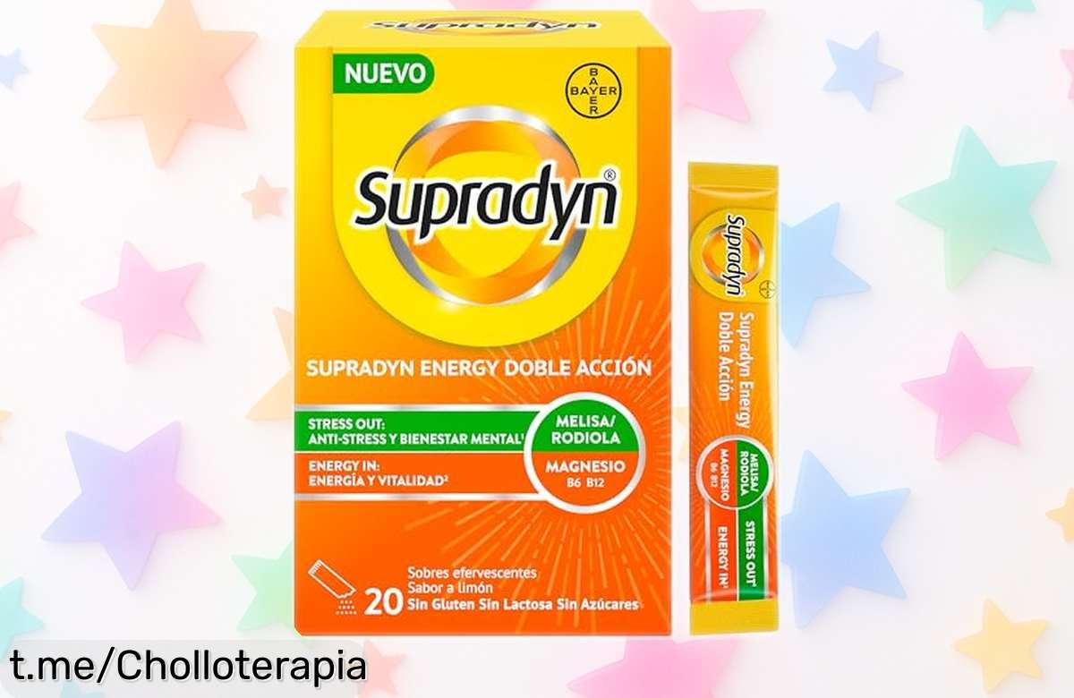 Potente multivitamínico antiestrés Supradyn Energy Doble Acción ahora a precio rebajado: despídete del cansancio y disfruta de una nueva energía que te hará brillar hoy mismo.