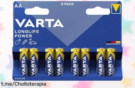 Potente pack de 8 pilas AA VARTA Longlife Power a precio rebajado: la energía que tus juguetes e linternas merecen, ¡no te quedes sin ellas y actúa ya!