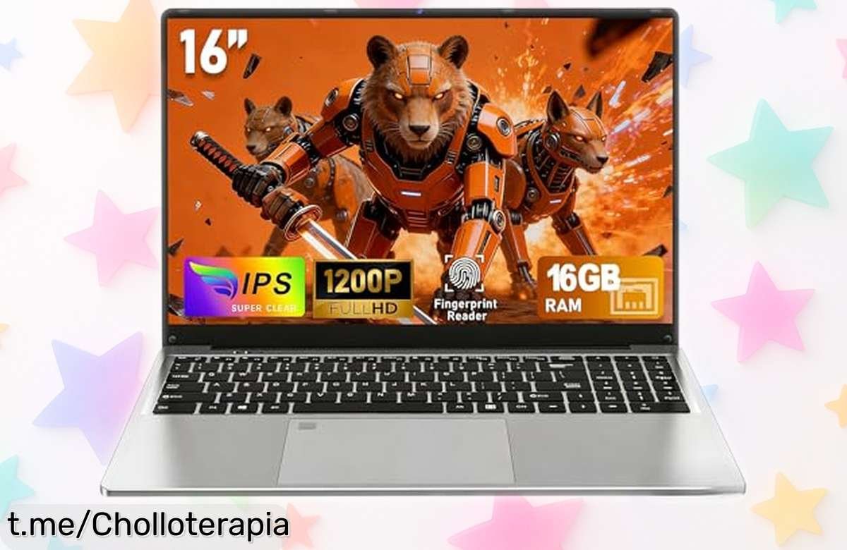 Potente portátil gaming CHIFUYOU de 16 GB RAM y 1 TB SSD, precio rebajado que vuela ¡Apúntate a este super chollo y juega donde quieras antes de que se agote!
