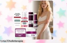 Práctico juego de cuidado de piel con calcio y suero antiedad que desvanecen líneas y ojeras: ¡super chollo para verte joven y radiante, no te lo pierdas!