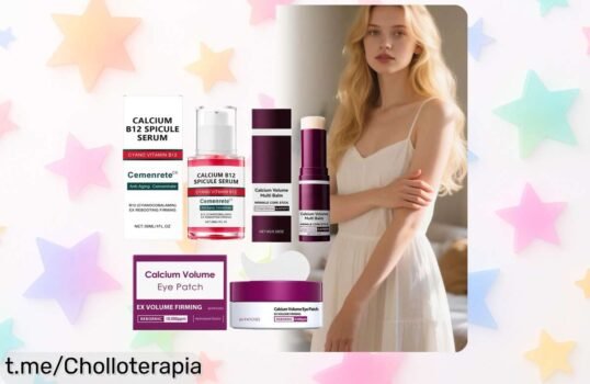 Práctico juego de cuidado de piel con calcio y suero antiedad que desvanecen líneas y ojeras: ¡super chollo para verte joven y radiante, no te lo pierdas!