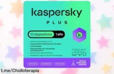 Protección total para 10 dispositivos con Kaspersky Plus Internet Security 2026 a un precio rebajado que no verás de nuevo; ¡navega seguro y sin preocupaciones, aprovecha este super chollo ya!