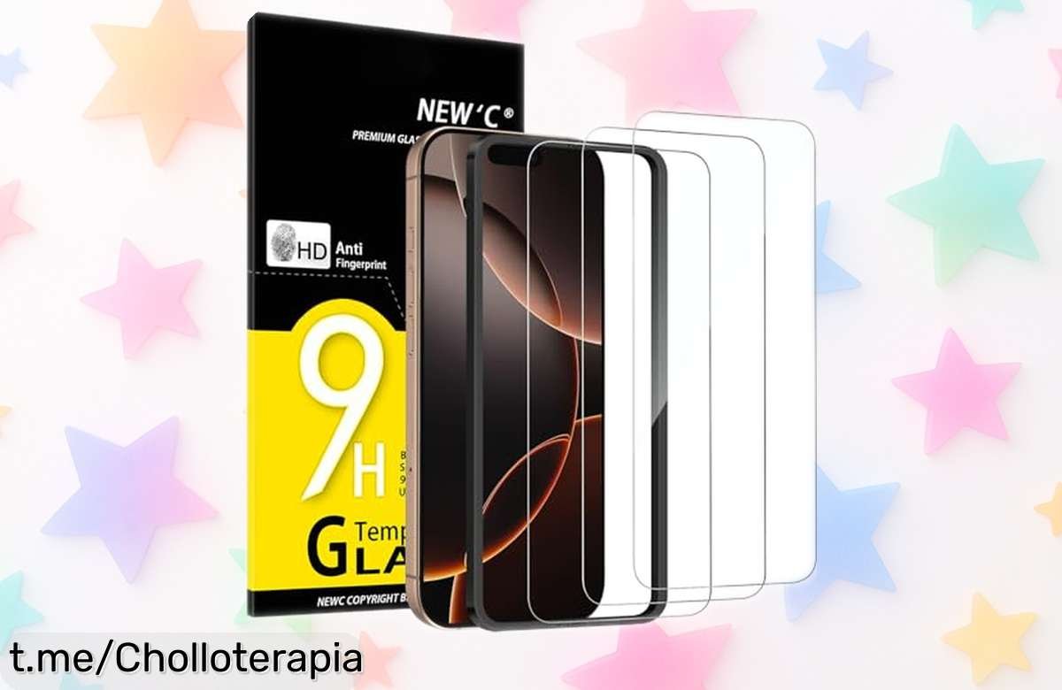 Protector de pantalla ultra resistente para iPhone 17 y 16 Pro, instalación fácil sin burbujas – ¡aprovecha este super chollo antes que se agote y cuida tu móvil como se merece!