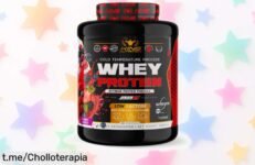 Proteína concentrada Whey Protein 2kg King Nutrition a precio rebajado: ¡súper chollo para entrenar con energía y fuerza! No dejes escapar esta oferta limitada que te llenará de motivación.