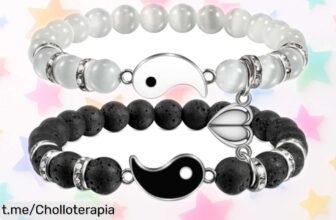 Pulseras para parejas Bochoi que forman un corazón, ¡regalo perfecto por San Valentín a precio rebajado! ¡Date prisa antes de que se agoten y sorprende a esa persona especial!