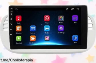 Radio coche Acouto Car Stereo 12.9in con GPS y Wireless CarPlay, ¡descuento brutal que no se repite! Corre antes de que vuelen y conviértete en el rey del volante sin complicaciones.