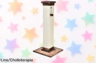 Rascador resistente para gatos de Amazon Basics: ¡super chollo en oferta para cuidar las uñas de tu minino y proteger tus muebles! No esperes más, él te lo agradecerá hoy.