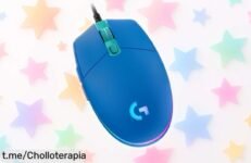 Ratón gaming ultra ligero Logitech G G203 LIGHTSYNC: ¡precio rebajado y luces RGB para que arrases en tus partidas, no te quedes sin el tuyo!