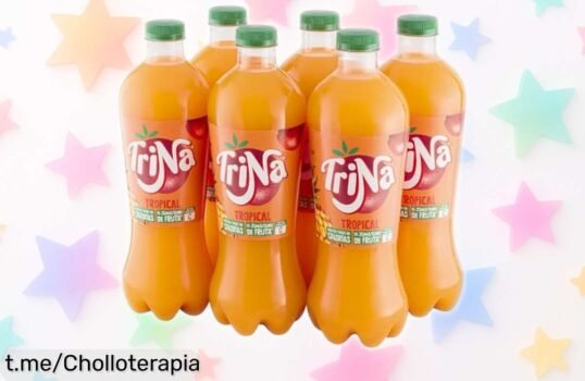 Refrescante zumo tropical Trina de 1,5L en pack de 6 a precio rebajado, chollo limitado que llenará tu hogar de felicidad ¡No te quedes sin el tuyo!