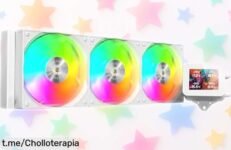 Refrigeración líquida AIO Mars Gaming MLVISION360 con pantalla 360° y ventiladores silenciosos a un precio increíble, ¡no pierdas esta oportunidad de enfriar tu PC ya!