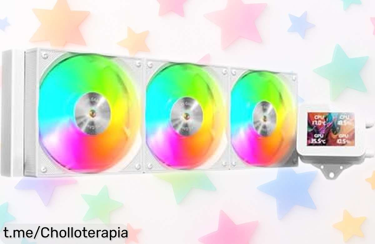 Refrigeración líquida AIO Mars Gaming MLVISION360 con pantalla 360° y ventiladores silenciosos a un precio increíble, ¡no pierdas esta oportunidad de enfriar tu PC ya!