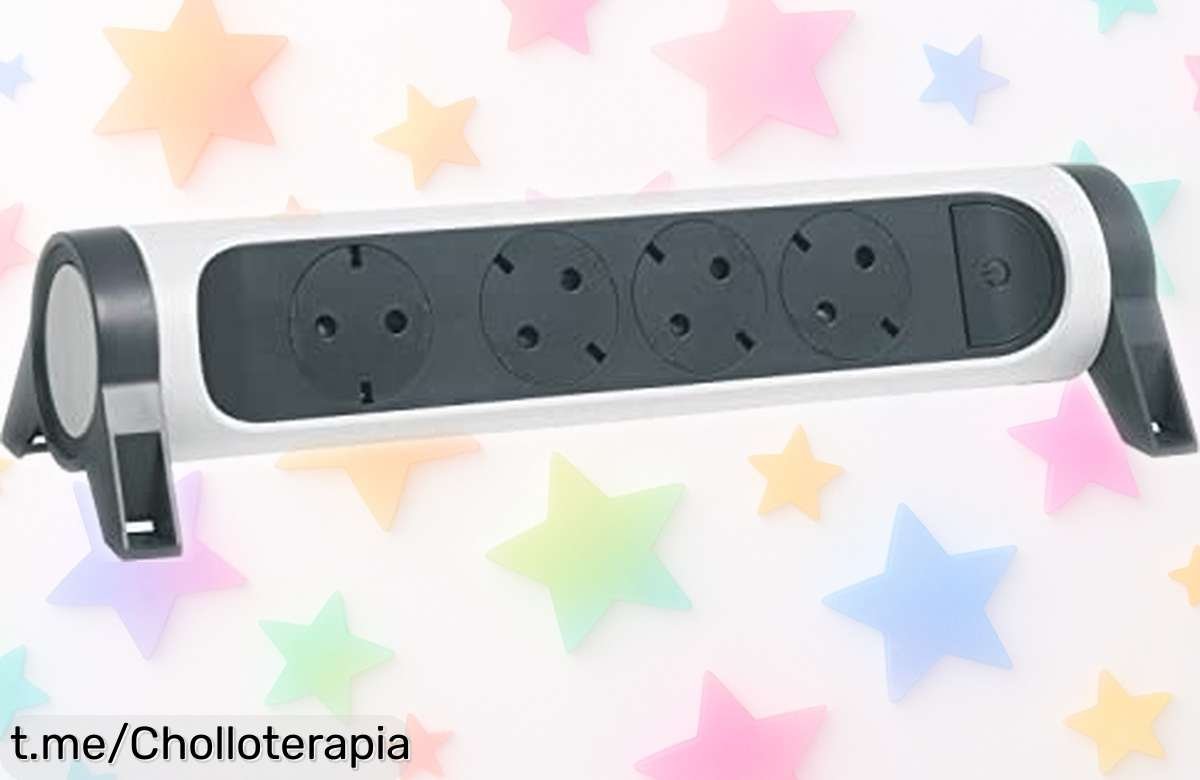 Regleta de enchufes Legrand con 4 tomas giratorias para conectar sin lios, ¡ofertón limitado que energiza tus espacios a un precio rebajado!