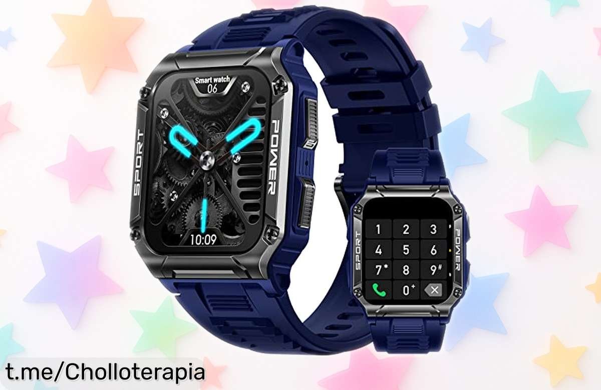 Reloj inteligente AVUMDA NX6 con pantalla gigante y llamadas desde la muñeca: ¡descuento brutal por tiempo limitado, no dejes pasar este chollazo para estar a la última!