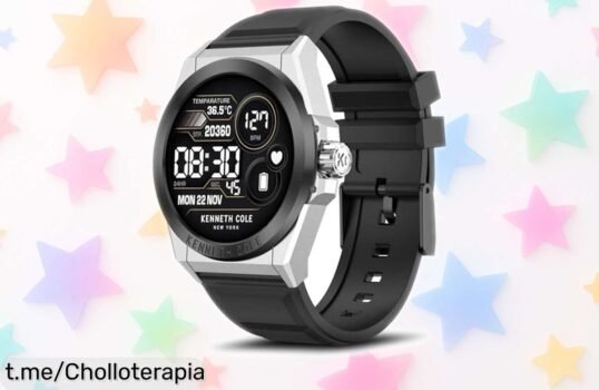 Reloj inteligente Bribejat para hombre: precio loco en acero inoxidable y monitor de corazón, ¡no te quedes sin control ni estilo! Corre que vuelan las unidades.