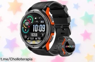 Reloj inteligente OUKITEL con pantalla AMOLED de 1.43”, batería de hasta 30 días y más de 100 modos deportivos ¡Aprovecha el super chollo antes que se agote!