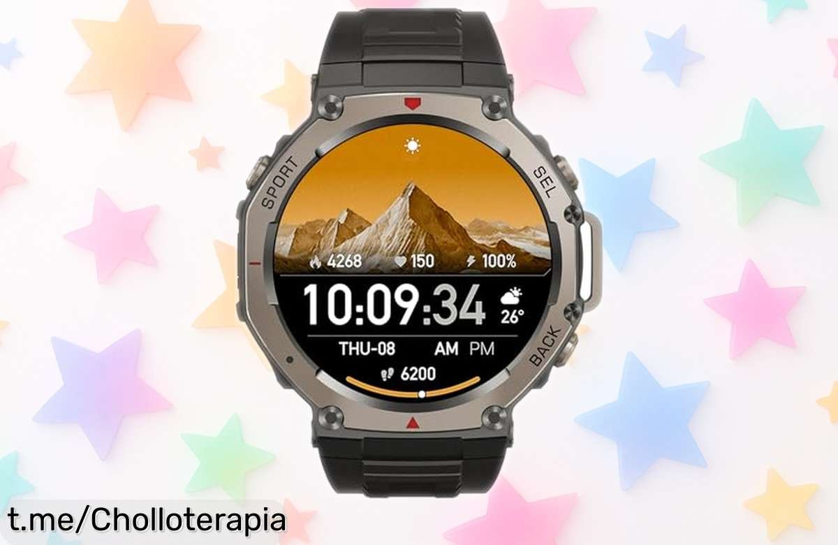 Reloj inteligente Reiteag Sekoda con GPS y 15 días de batería a precio de ganga, aprovecha esta oferta para llevar un control fácil de tu salud ¡Date prisa!