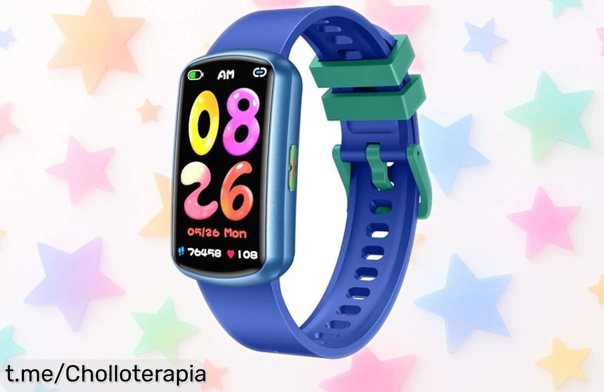 Reloj inteligente para niños que cuida su salud y sus aventuras: ¡súper resistente, pantalla táctil genial y ahora a un precio rebajado que no querrás dejar escapar!