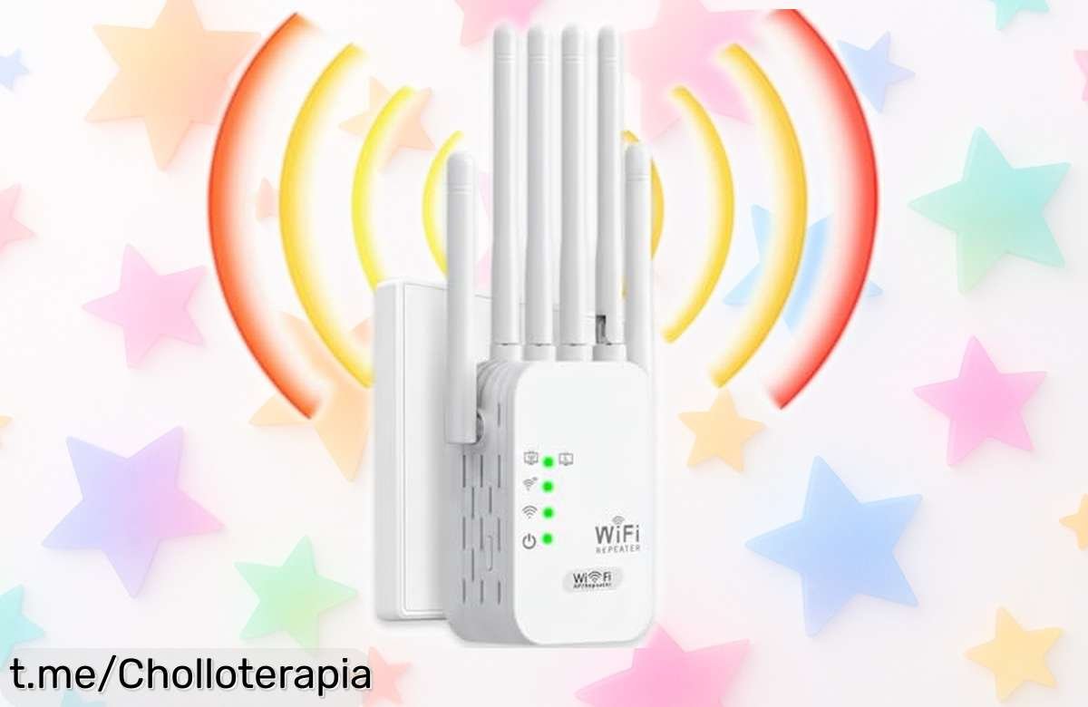 Repetidor WiFi UchiTech de 300 Mbps: ¡Potencia tu conexión y disfruta del mejor internet en cada rincón con este super chollo rebajado! Conéctate sin cortes ya mismo.
