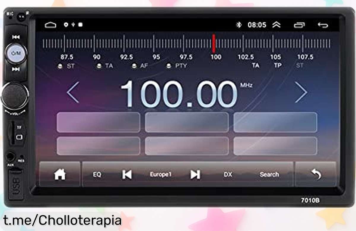 Reproductor de coche HD CENMEN de 7 pulgadas con Bluetooth, ¡reducido a un precio loco! Vive la música y las llamadas en cada viaje, no te quedes sin el tuyo.