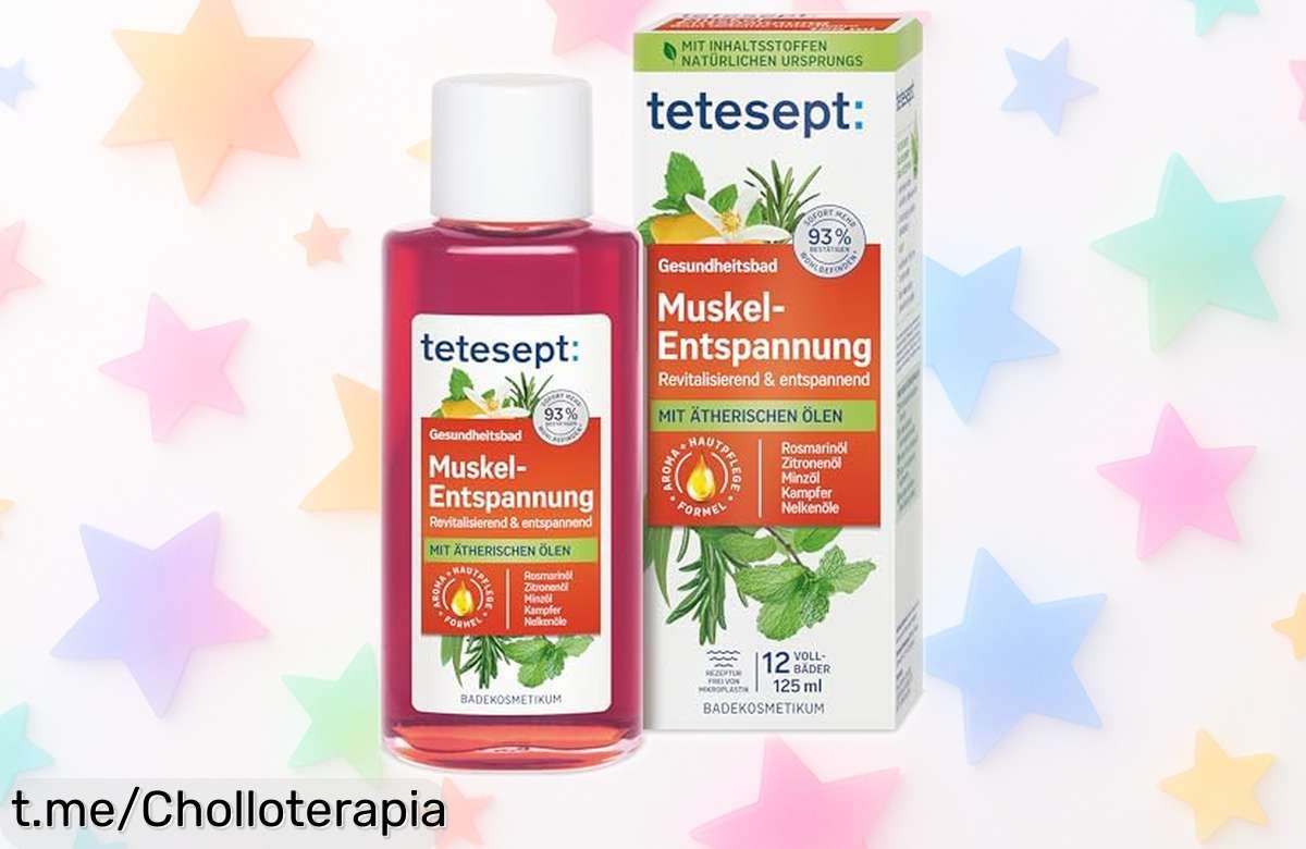 Revitaliza tu cuerpo con el baño Tetesept que alivia en minutos; aprovecha este descuentazo y regálate ese momento único de bienestar antes de que se acabe.