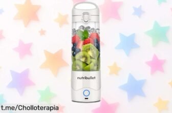 Revolucionaria mini batidora Nutribullet NBP003W para smoothies sin cables, ¡aprovecha este super chollo rebajado y haz tus mezclas en un abrir y cerrar de ojos!