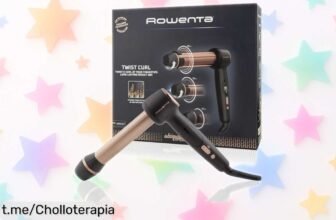 Rizador de pelo potente Rowenta Twist Curl CF4620E0 a precio rebajado, ¡consigue rizos perfectos que te harán sentir espectacular cada día antes de que se acabe esta oferta!