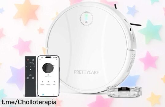 Robot aspirador fregona PrettyCare C2: limpieza total con 150 minutos de autonomía y potencia increíble a un precio rebajado que hará feliz tu hogar, ¡aprovéchalo antes de que desaparezca!