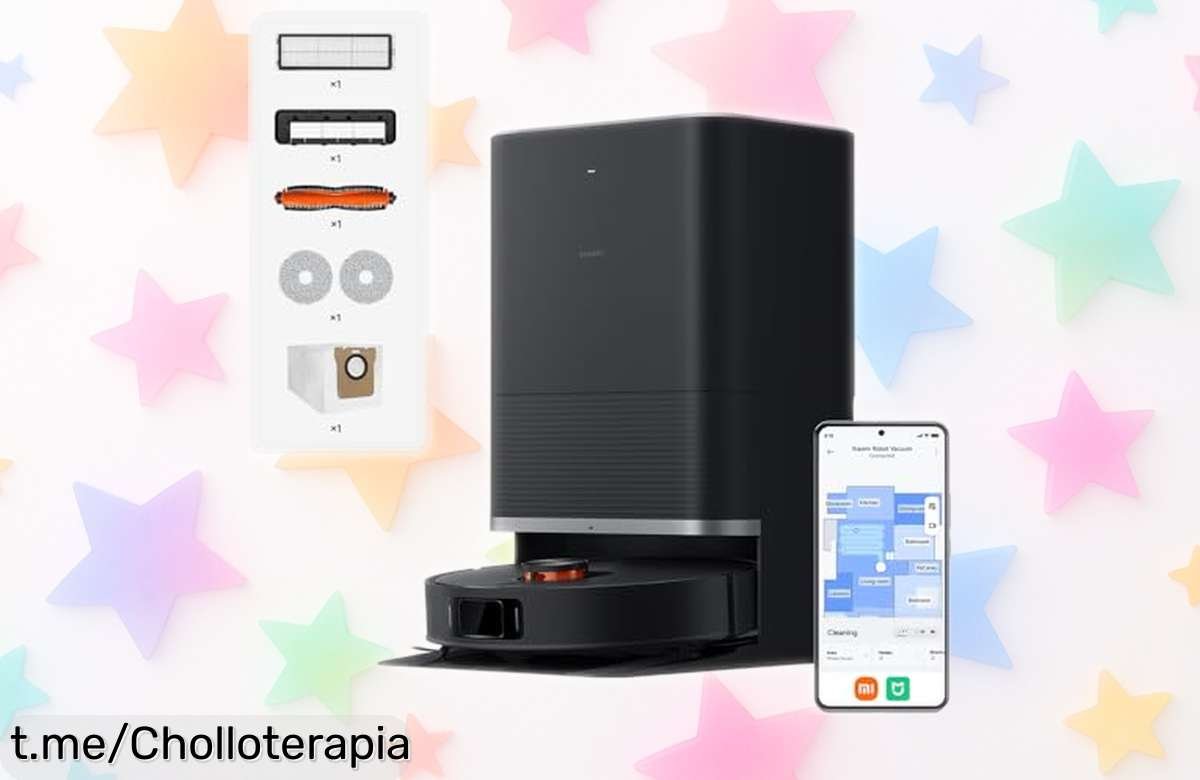 Robot aspirador y fregasuelos Xiaomi Robot Vacuum X20 MAX a precio rebajado, la solución perfecta para una limpieza que te regala tiempo libre ¡No dejes pasar esta oportunidad!