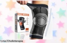 Rodillera estabilizadora para menisco y ligamentos: aprovecha este precio de ganga y muévete sin miedo a lesiones, ¡no te quedes sin ella!