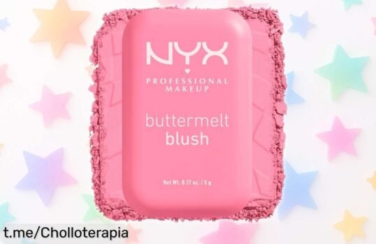 Rubor en polvo NYX Buttermelt ahora a precio loco: color intenso, duración de 12 horas y difuminado perfecto. ¡Date prisa, quedan pocas unidades para brillar!