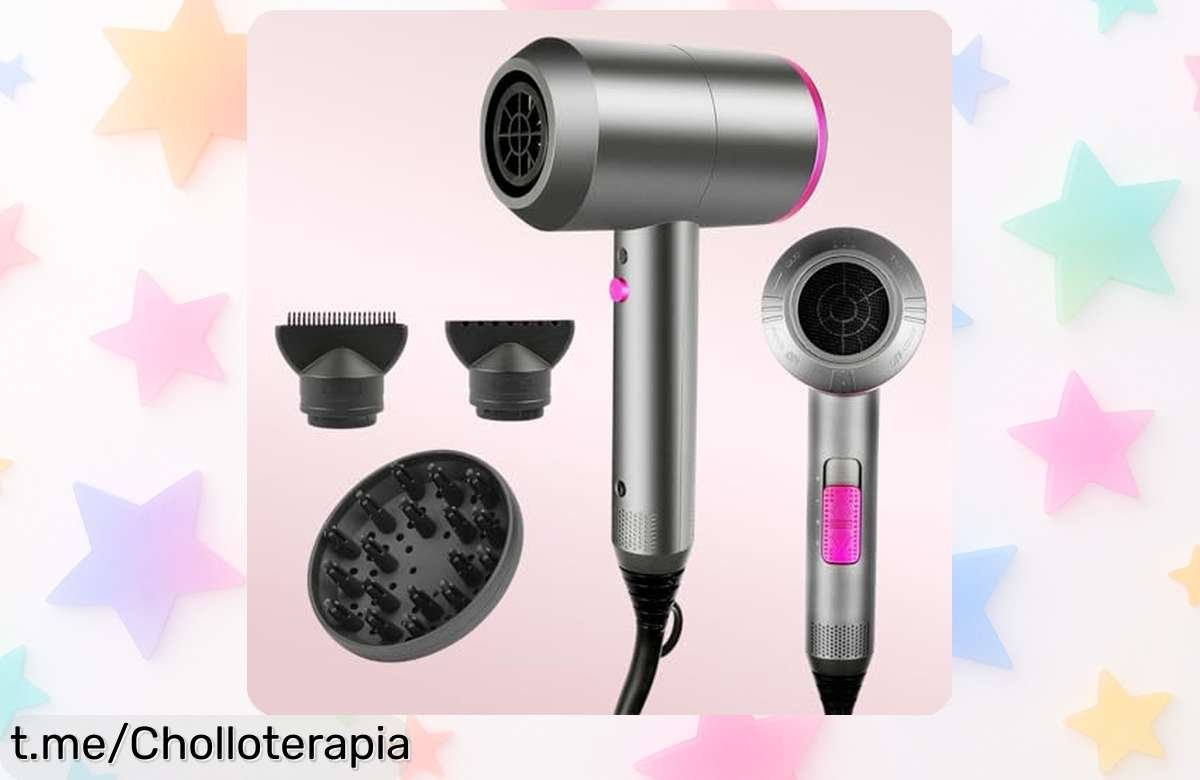 Secador de pelo iónico CASAMAA para un secado rapidísimo, ¡ofertón con precio loco que no querrás dejar escapar! Consigue acabados profesionales en casa ya mismo.