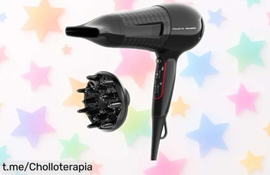 Secador de pelo potente Rowenta Powerline CV591L a precio rebajado ¡Consigue ese acabado profesional que siempre soñaste antes de que se agoten!