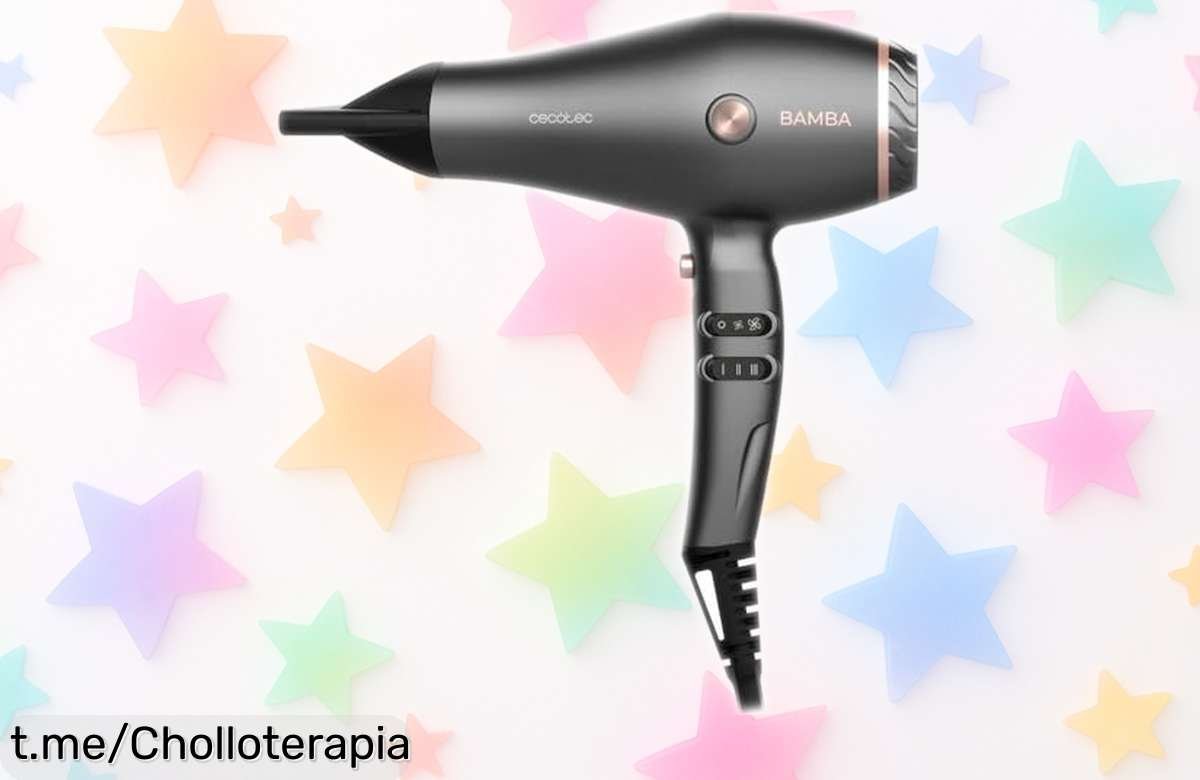 Secador potente Cecotec Bamba IoniCare Harmony a precio loco: ¡seca rápido, controla tu estilo y brilla sin frizz! Corre que vuelan, ¡no pierdas esta oportunidad!
