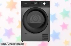 Secadora de ropa Cecotec Bolero Dresscode Dry 8330 Steel: ¡ofertón con precio rebajado para que tu colada quede perfecta! ¡No dejes pasar esta oportunidad y cuida tu ropa ya!