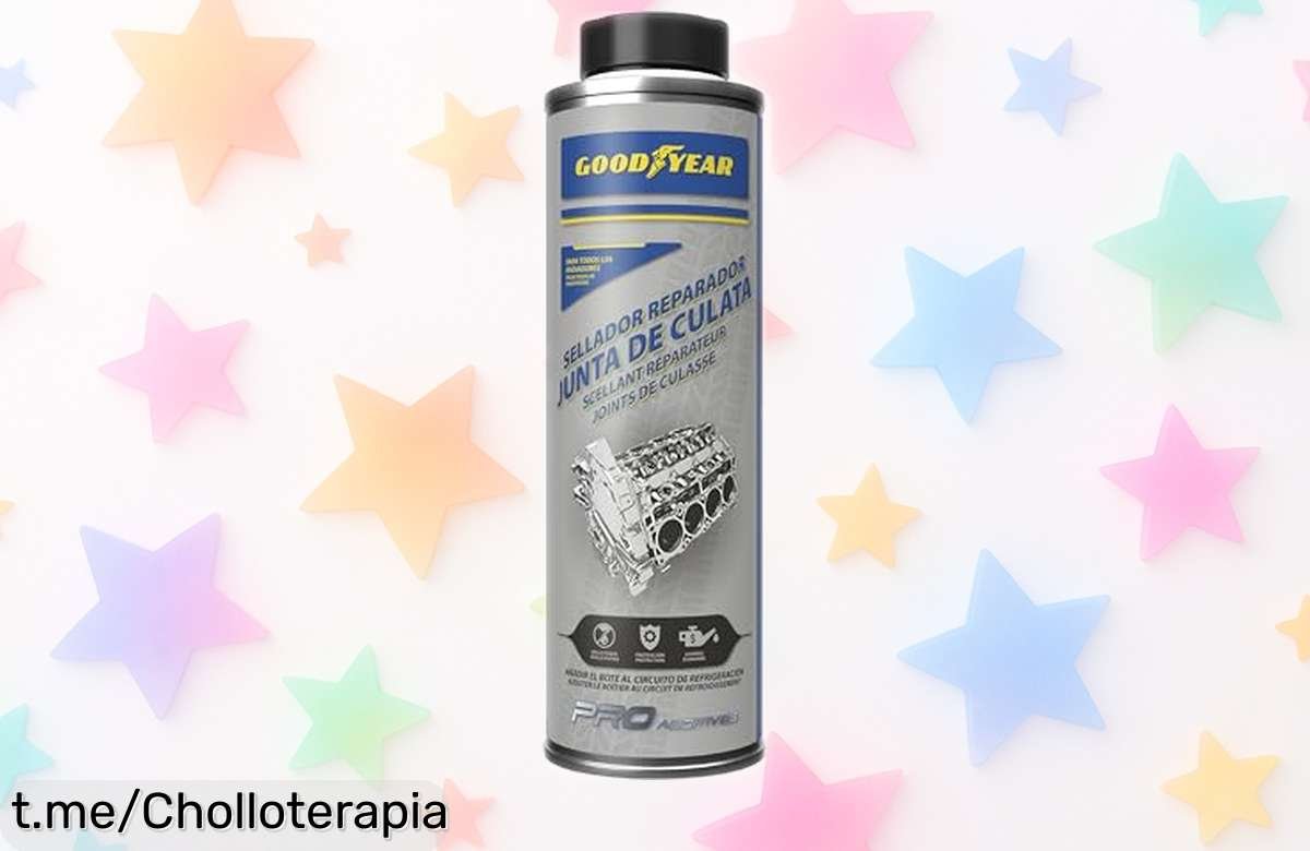 Sellador y reparador de junta de culata Goodyear Pro Additives: olvídate de fugas en un instante ¡Aprovecha este super chollo que tu coche y bolsillo tendrán a su favor!