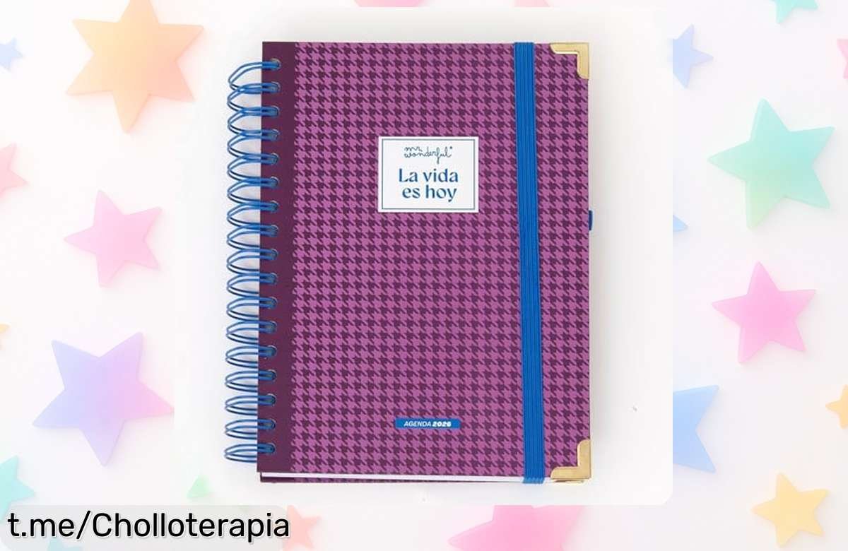 Set de agenda anual Mr. Wonderful 2026 con bolígrafo dorado: ¡super chollo para organizar tu año y motivarte cada día! Aprovecha este precio rebajado antes de que se acabe.
