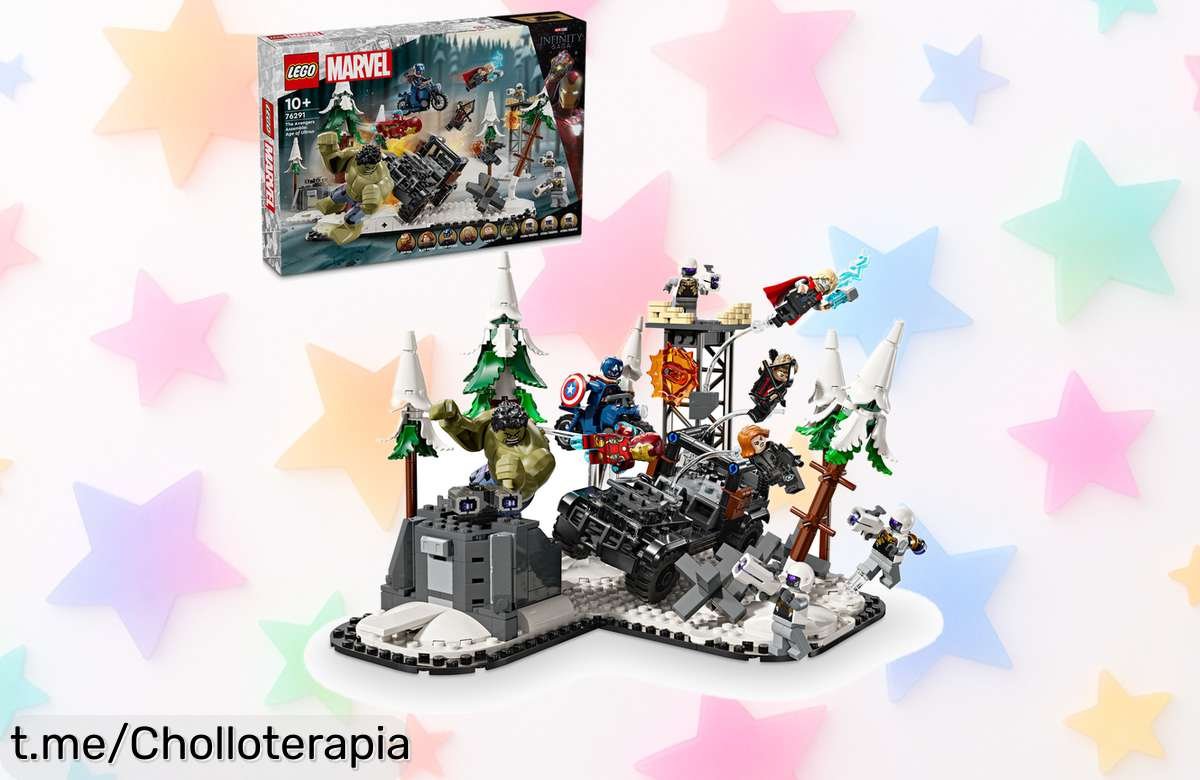 Set de construcción LEGO Super Heroes con Thor, Capitán América e Iron Man a precio loco, ¡apresúrate y dale rienda suelta a tu imaginación en cada batalla Marvel!
